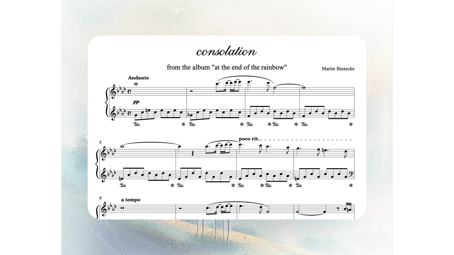 consolation (sheet music)