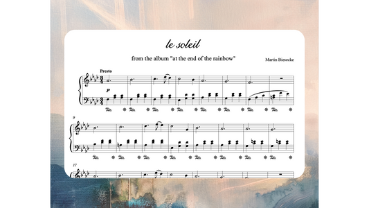 le soleil (sheet music)