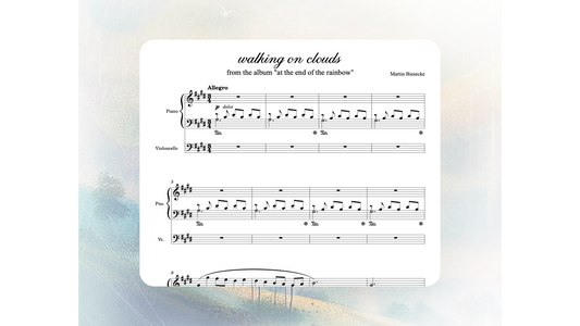 walking on clouds (sheet music)